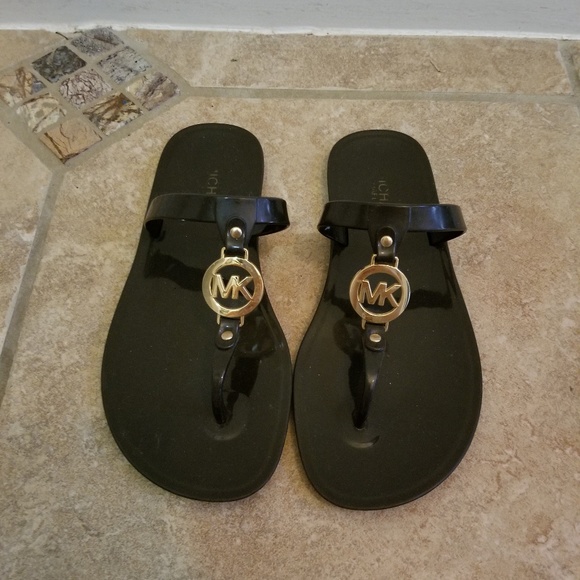 michael kors plastic sandals